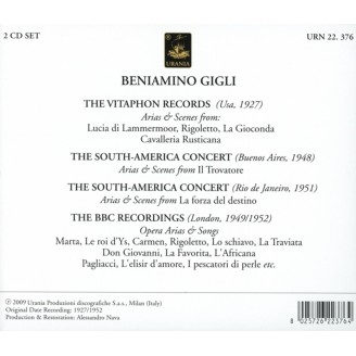 The BBC recordings, the South America Concerts, the Vitaphone 78s